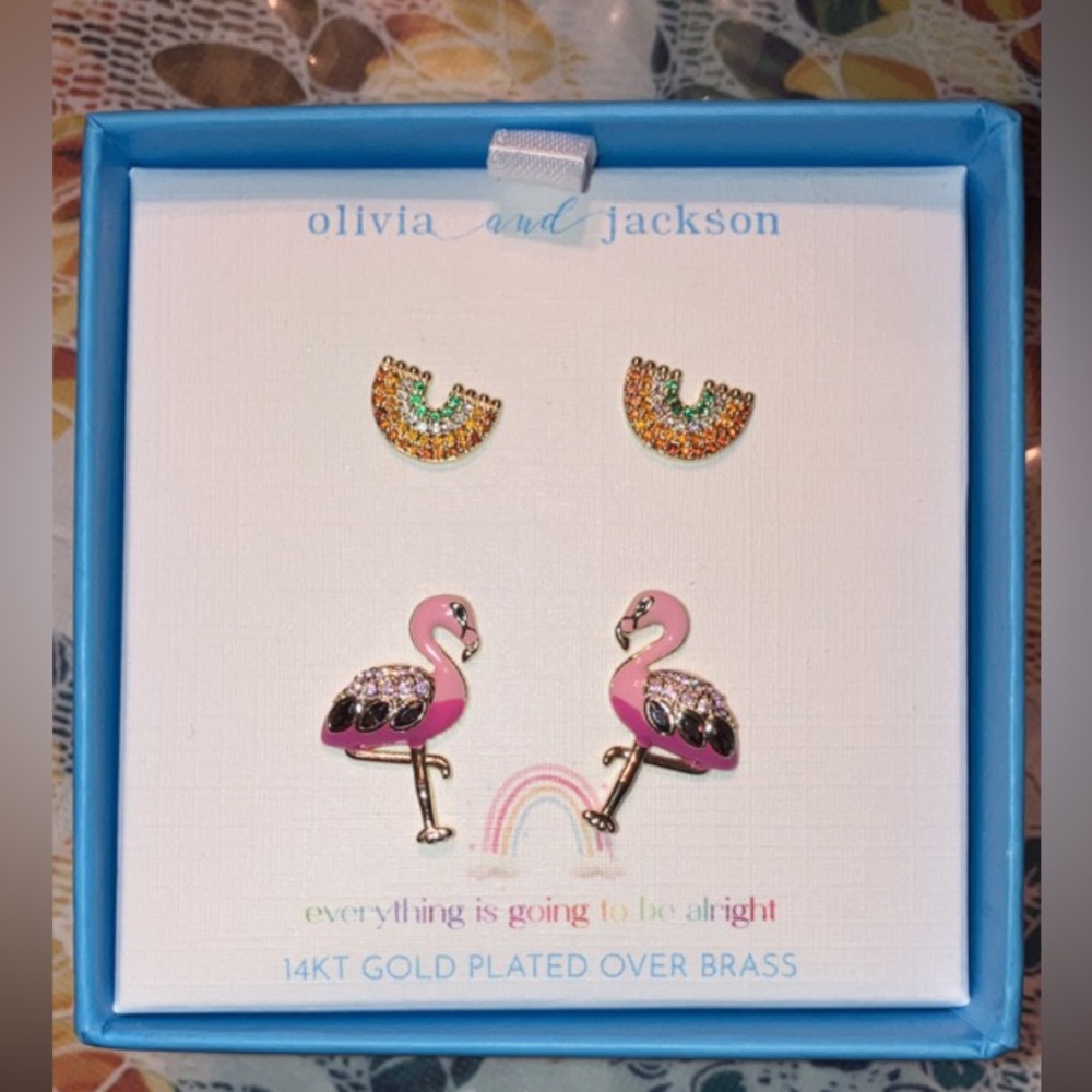 Olivia and Jackson earrings
